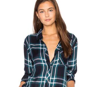 Rails Hunter Button Up Flannel Long Sleeve Shirt